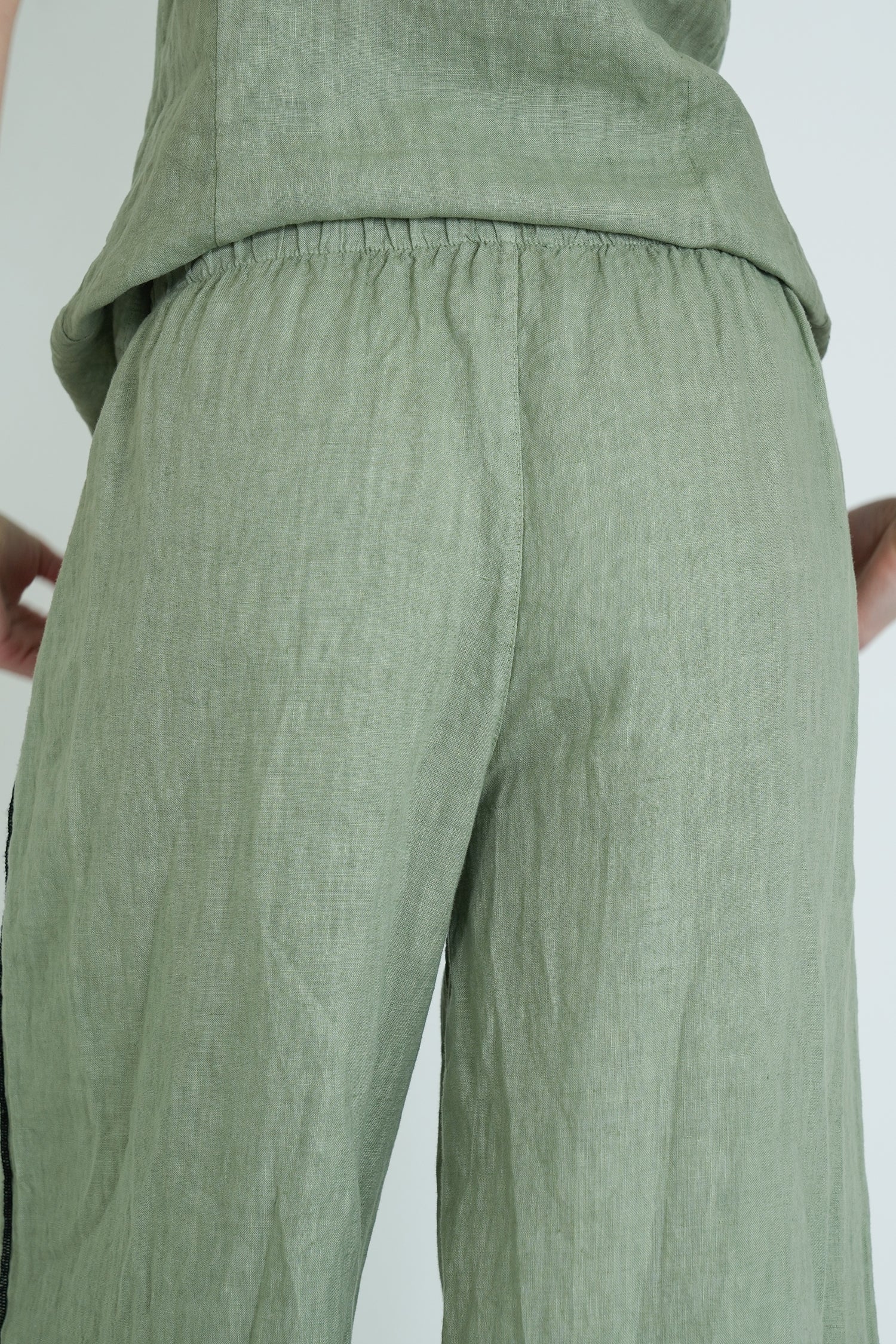 Olive Stella Linen Pant