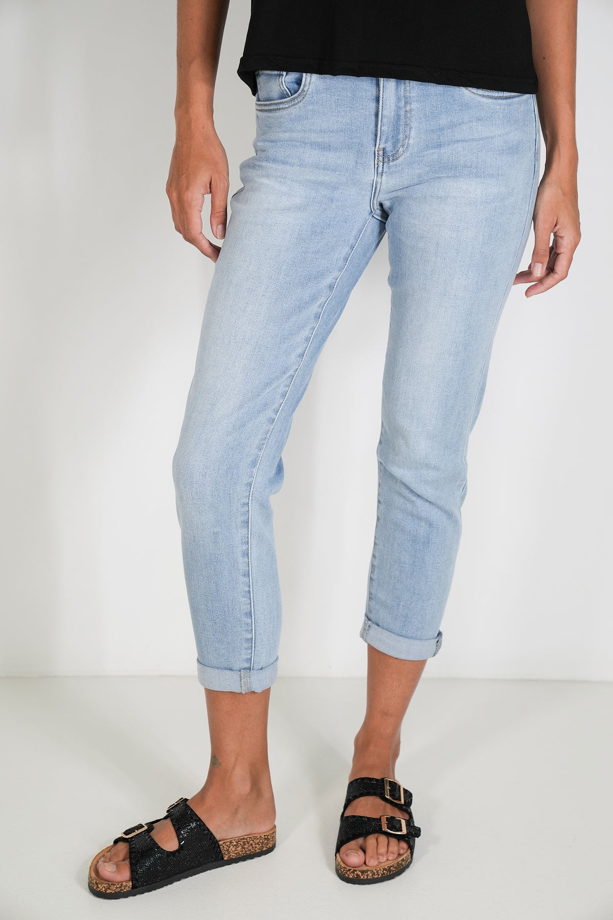 Embroidered Pocket Jean