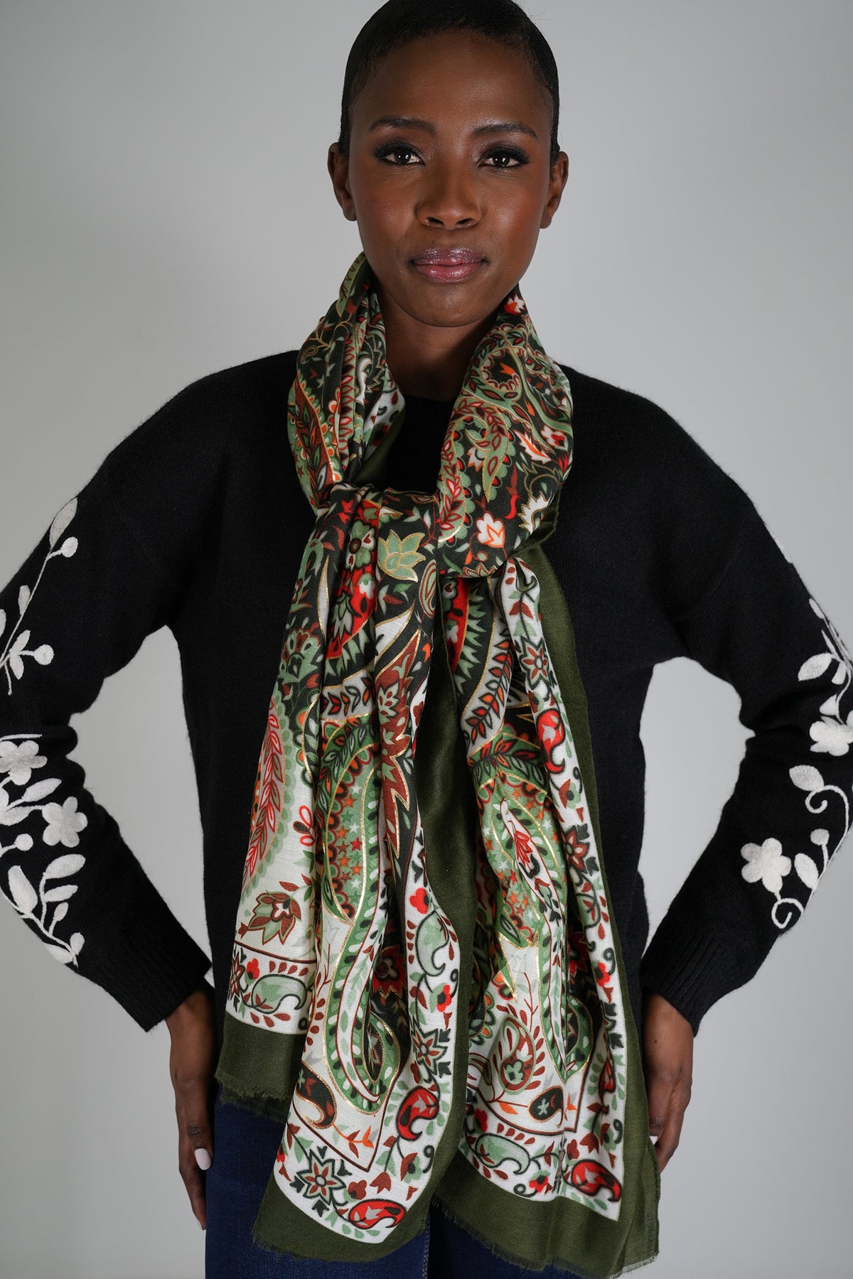 Khaki Stella Scarf