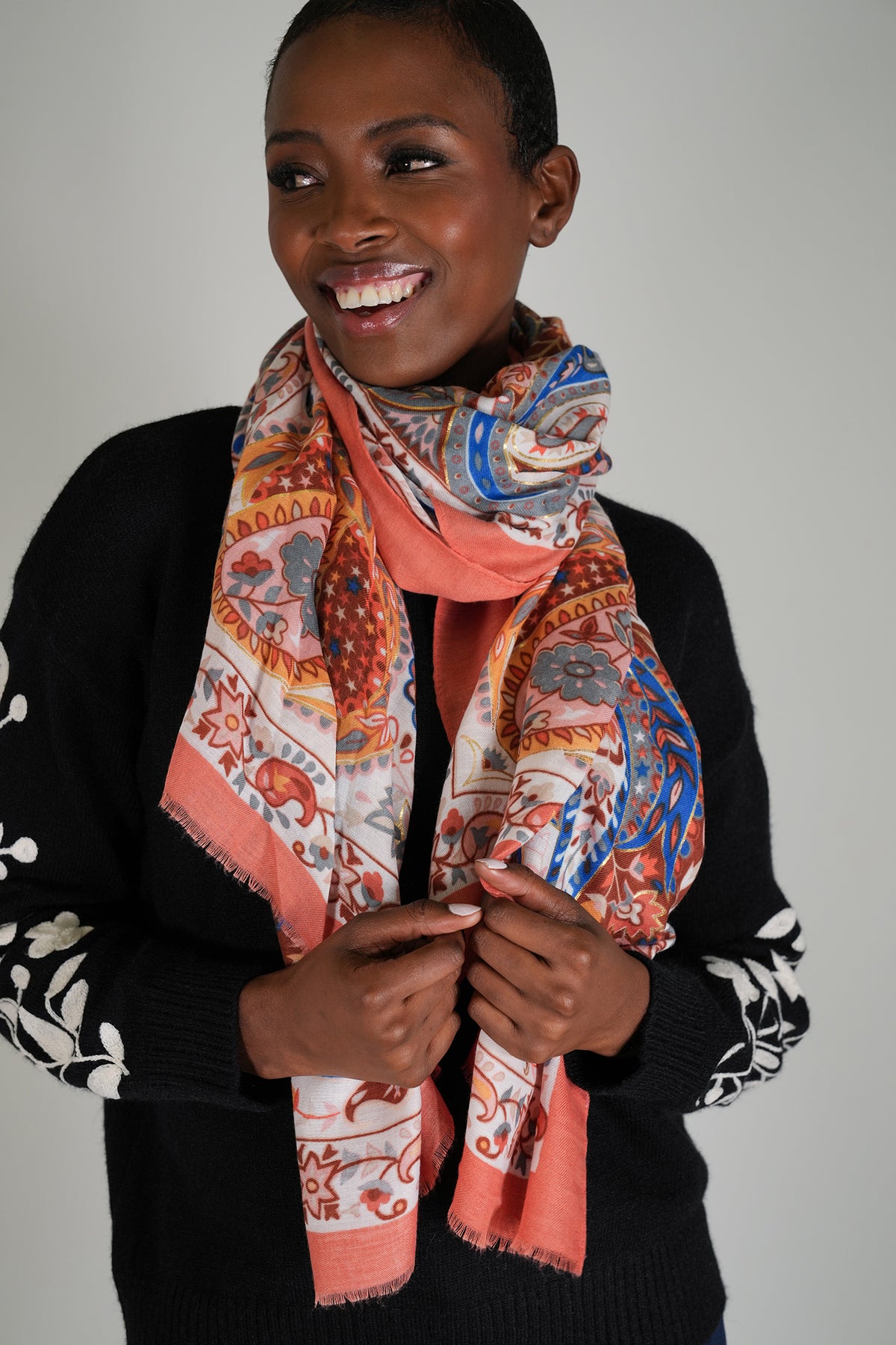 Coral Stella Scarf