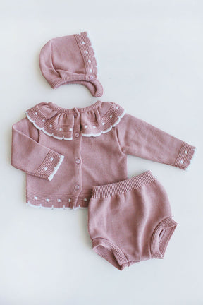 Dusty Pink Holly Knit Set