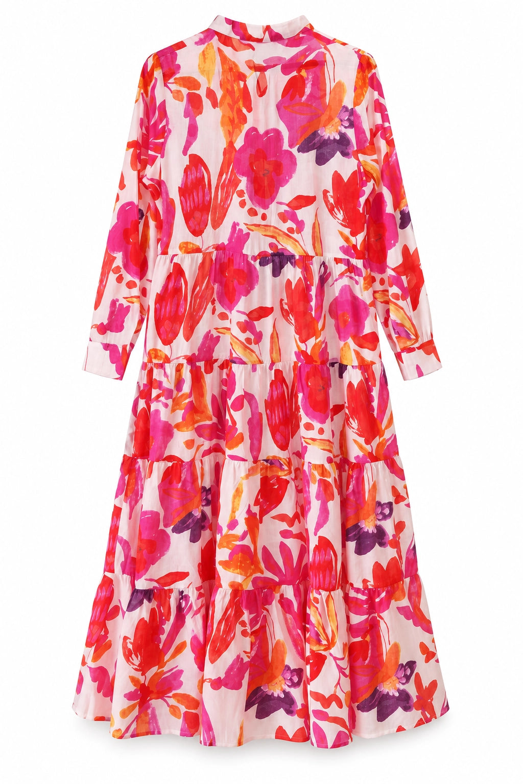 Cerise and Orange Kate Dress