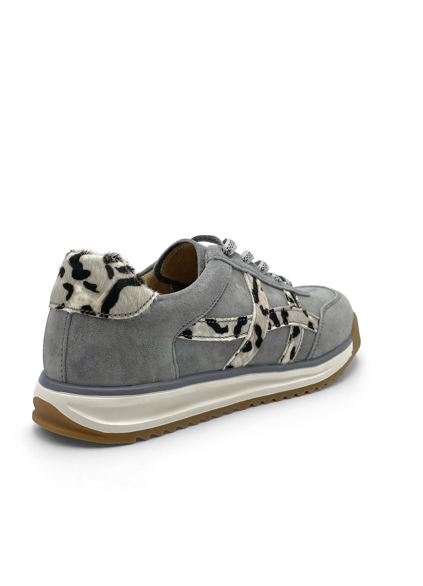 Julz Astrid Grey Leopard Sneaker