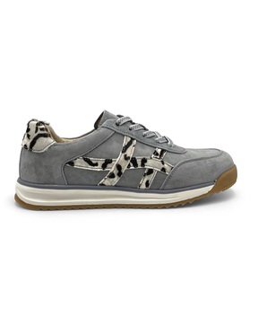 Julz Astrid Grey Leopard Sneaker