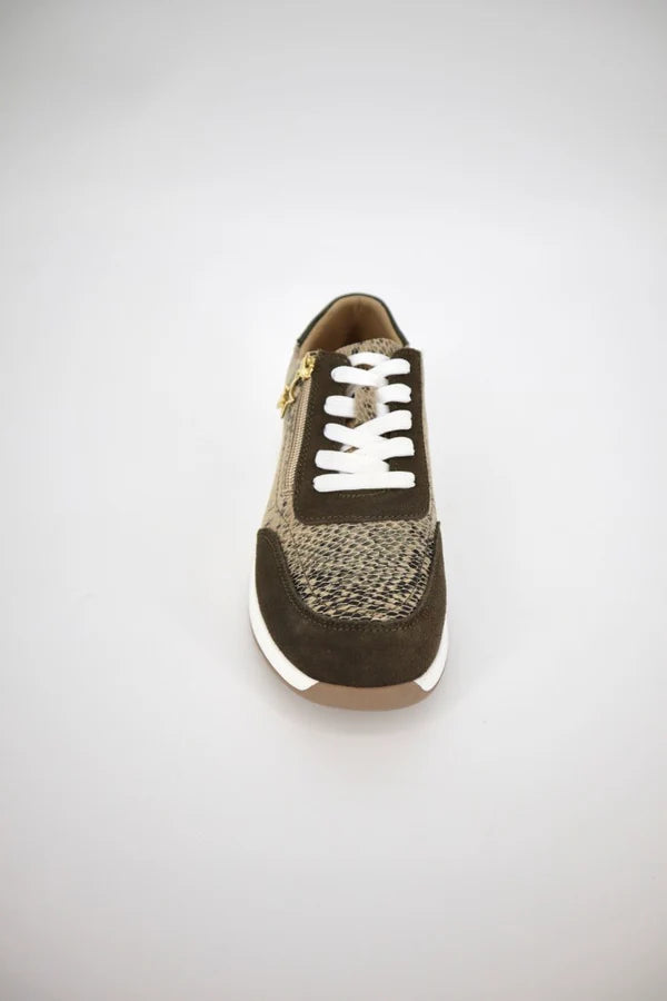 Julz Nina Beige Snake Sneaker