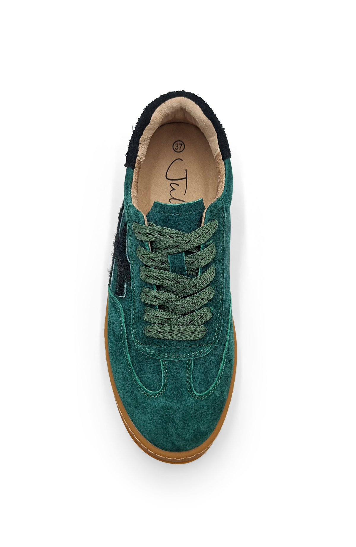 Julz Lumi Emerald and Black Sneaker
