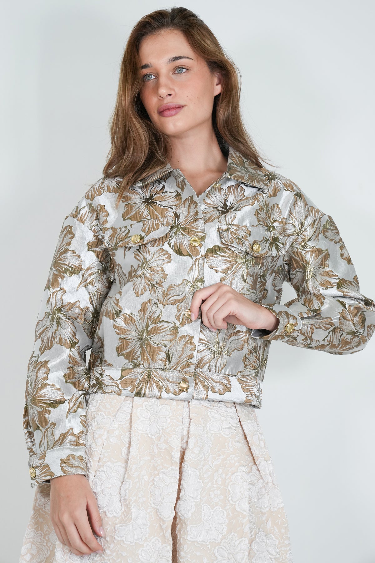 Metallic Formal Jacket