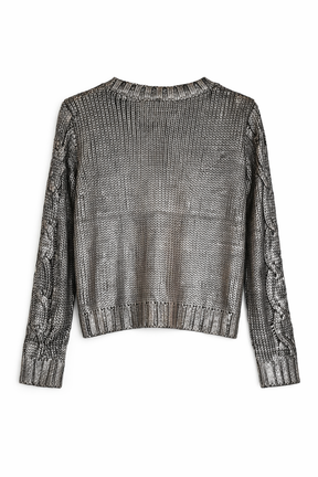 Gold Foil Black Jumper