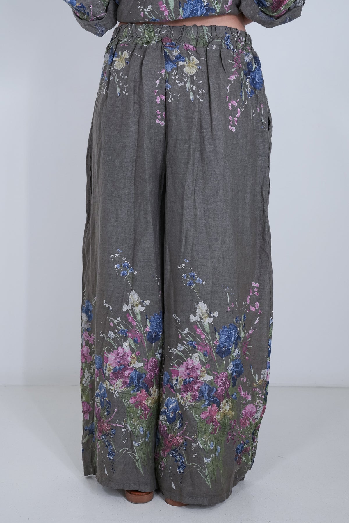 Mocha Claire Linen Pant