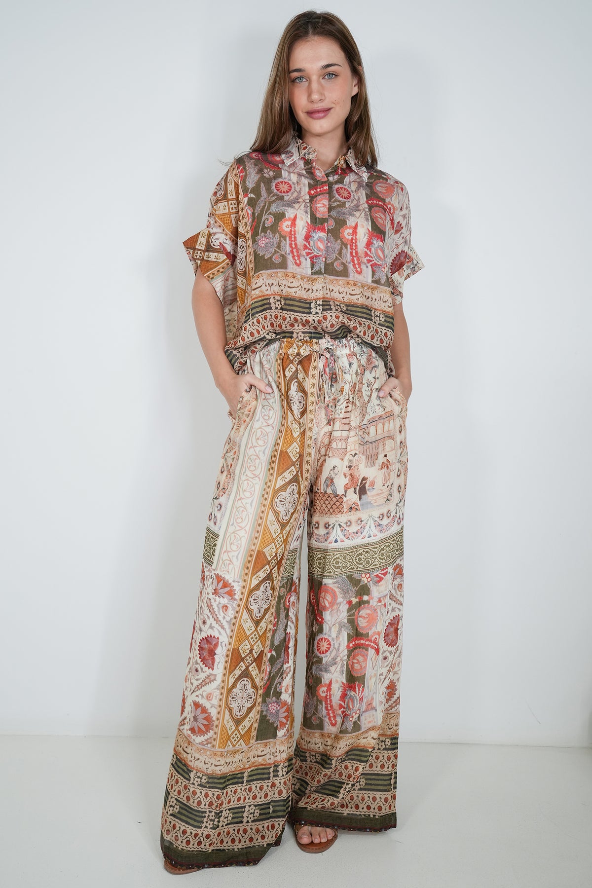 Moroccan Print Pant