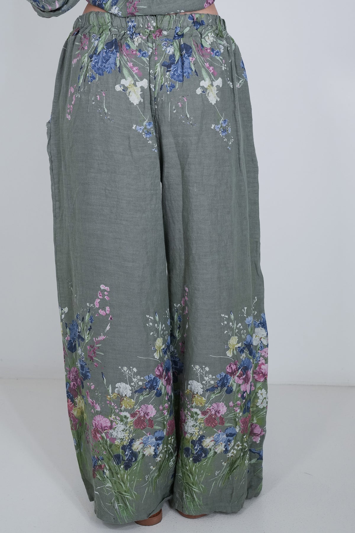 Olive Claire Linen Pant