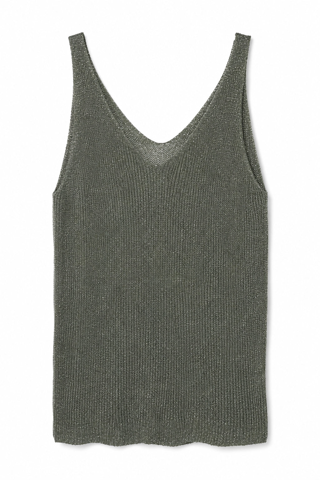 Olive Shimmer Vest