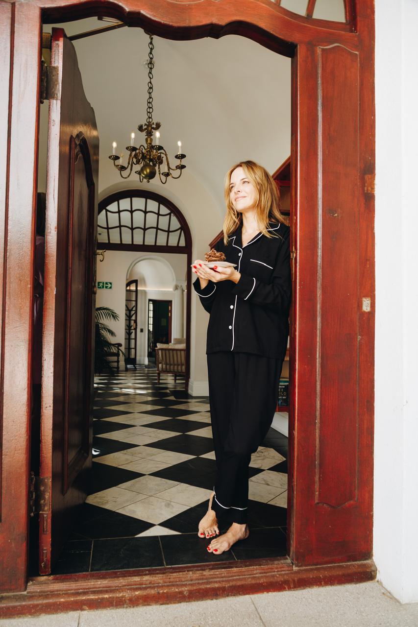Poppy Divine Black Long Sleeve PJ
