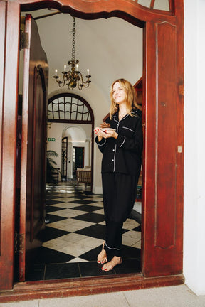 Black Long Sleeve PJ