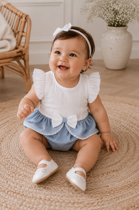 Raffy Bow Romper