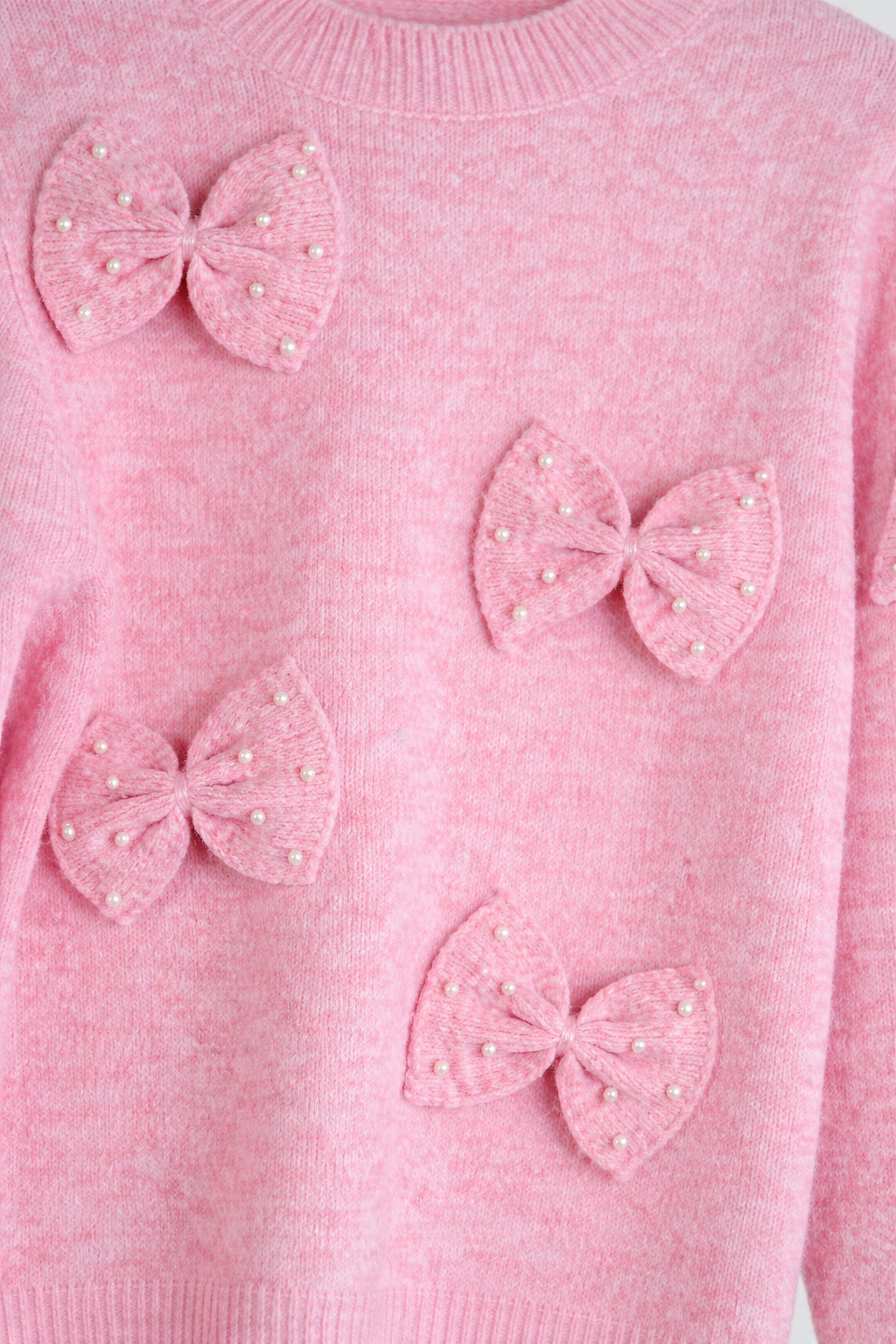 Pink Bow Jumper