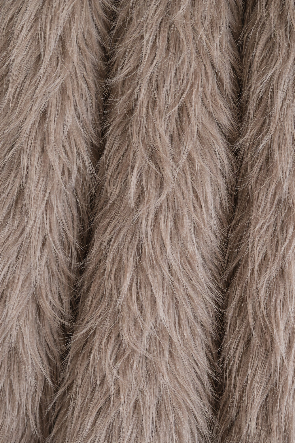 Caramel Shaggy Faux Fur Jacket