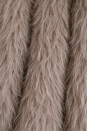 Caramel Shaggy Faux Fur Jacket