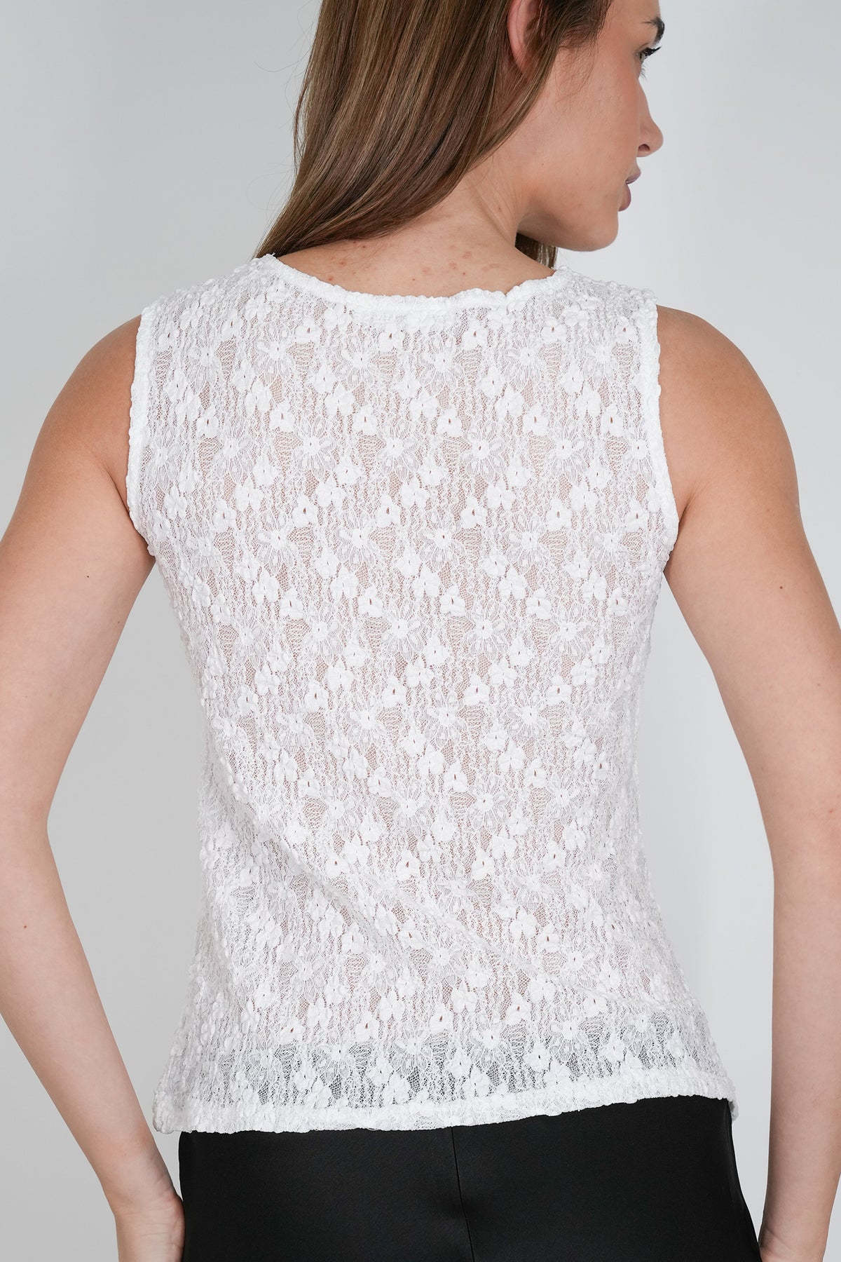 White Lace Andrea Top
