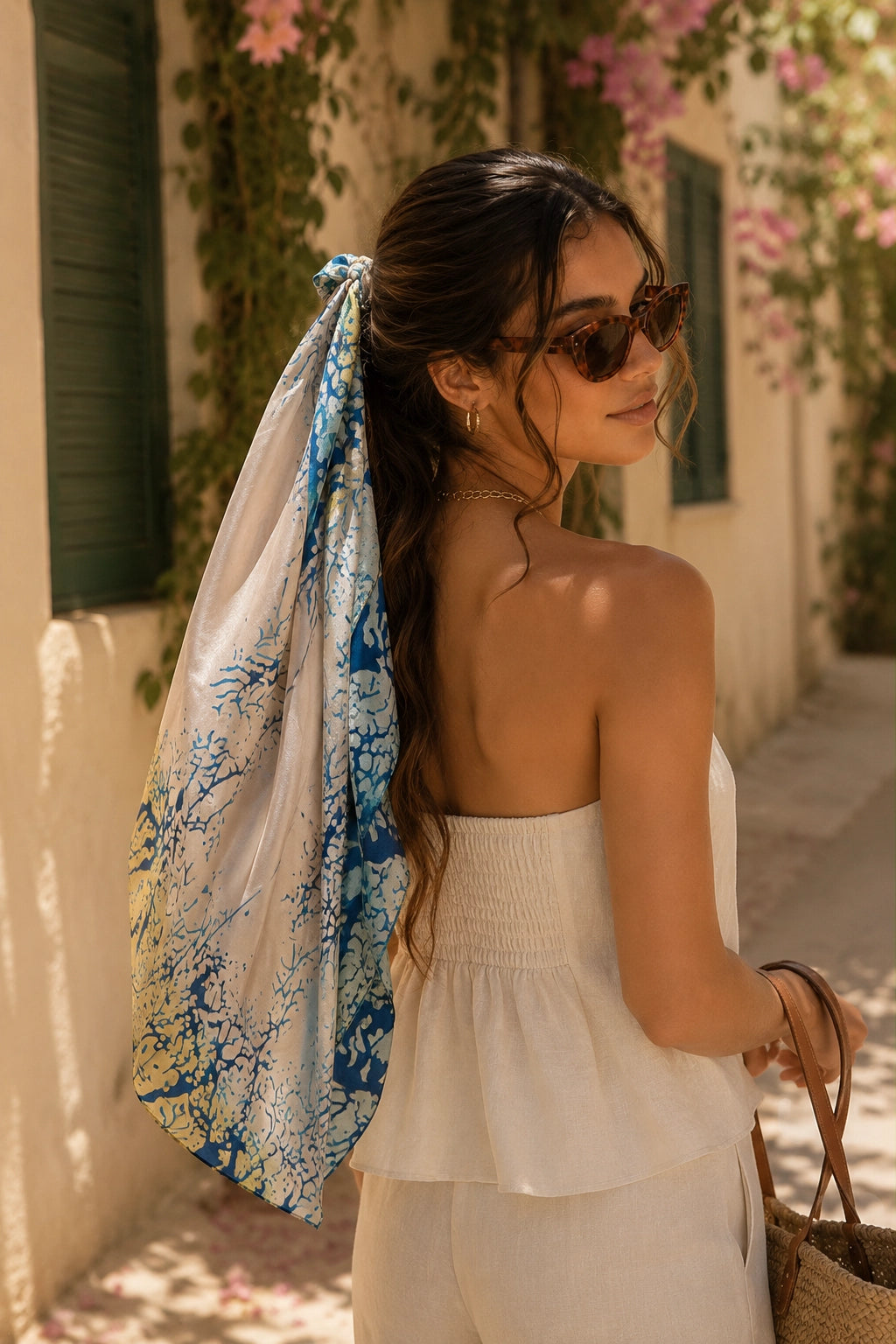 Willow Breeze Silk Scarf