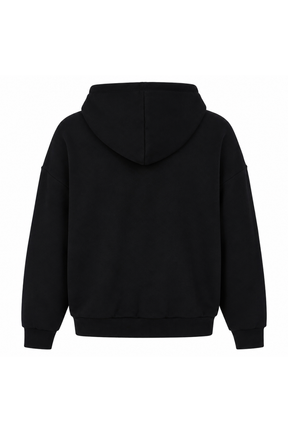 Black hoodie on a white background