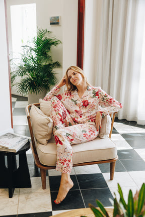 Dream A Little /  Deep Rose Floral PJ