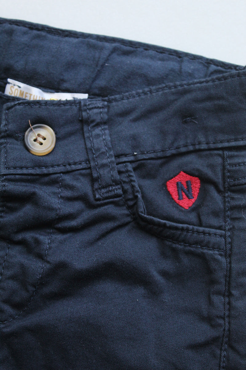 Navy Preppy Shorts, navy boys shorts from Something Pretty, alternative view