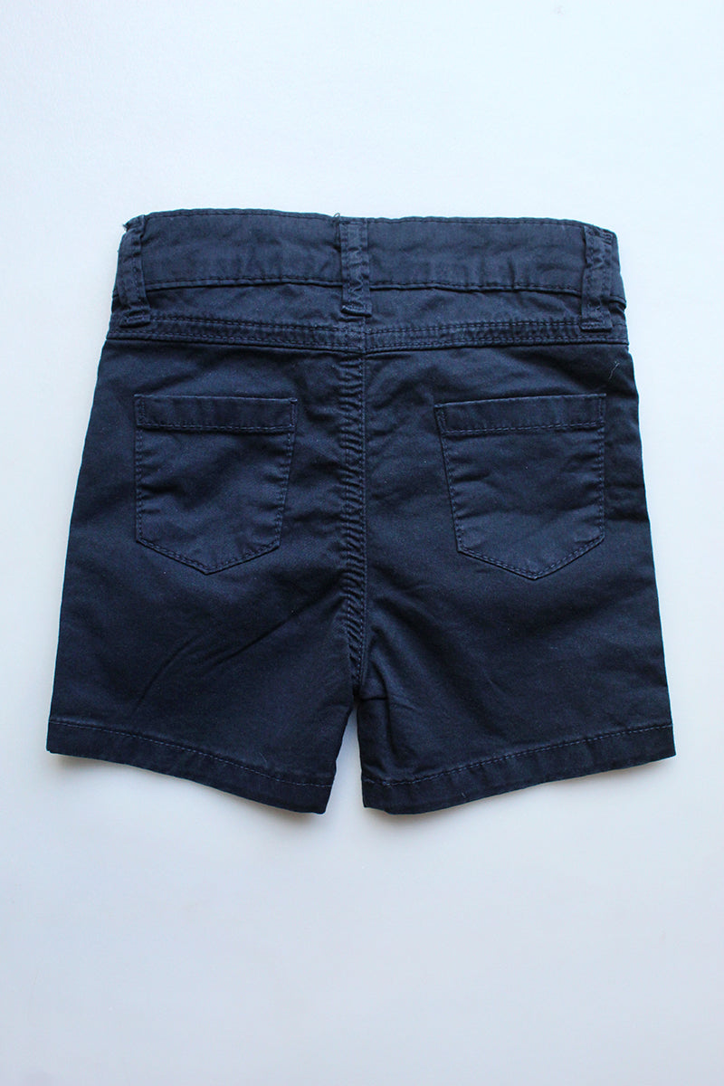 Navy Preppy Shorts, navy boys shorts from Something Pretty, alternative view