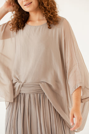 Silk Poncho
