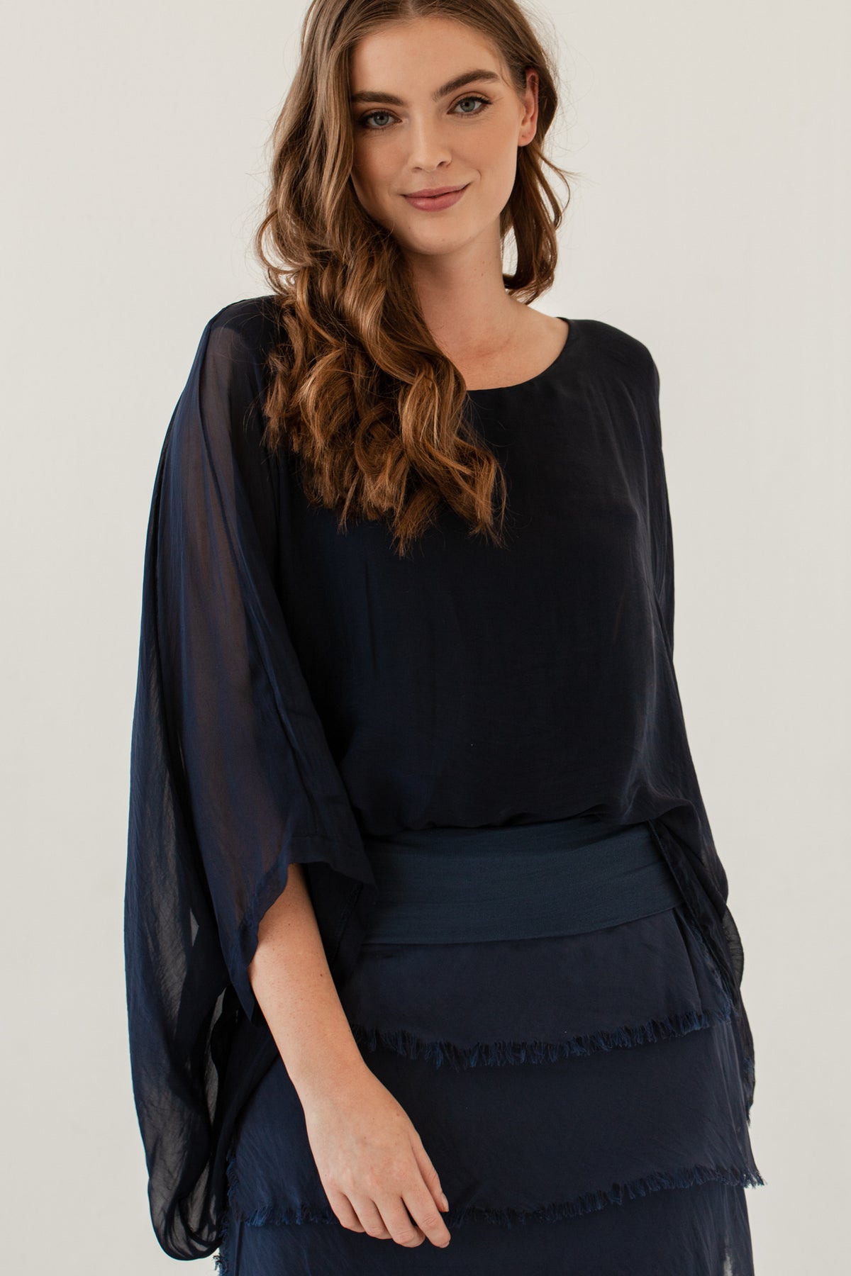 Silk Poncho